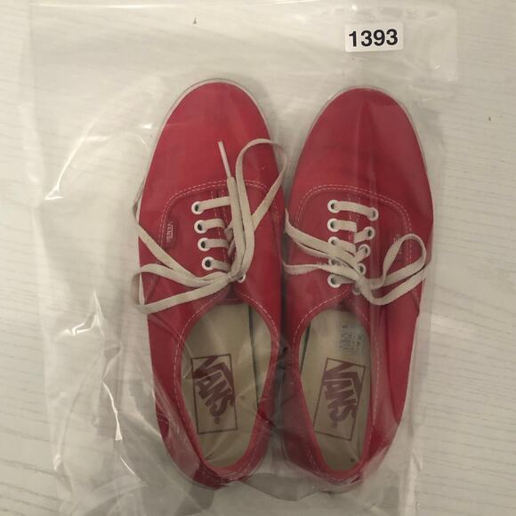 VANS Authentic Red Classic Unisex Canvas Shoes | Men's Size 6.5/Women's Size 8 - Picture 9 of 9